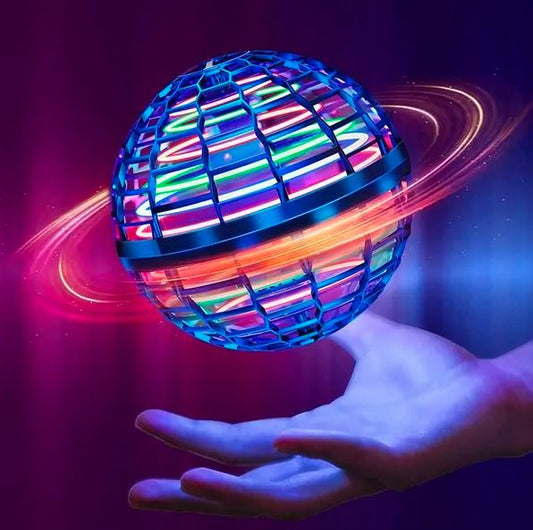 Flynova PRO Flying Spinner Ball | Rechargeable Hover Ball with LED Lights