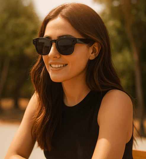 Smart Bluetooth Audio Glasses | Wireless Sunglasses with Built-in Speakers & Mic