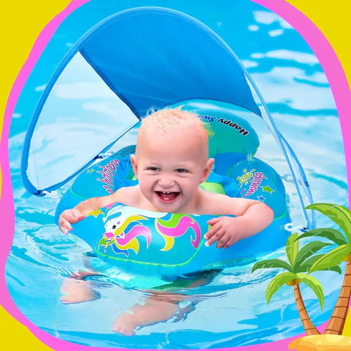 Baby Swimming Ring | Safe & Adjustable Infant Float for Pool and Bath