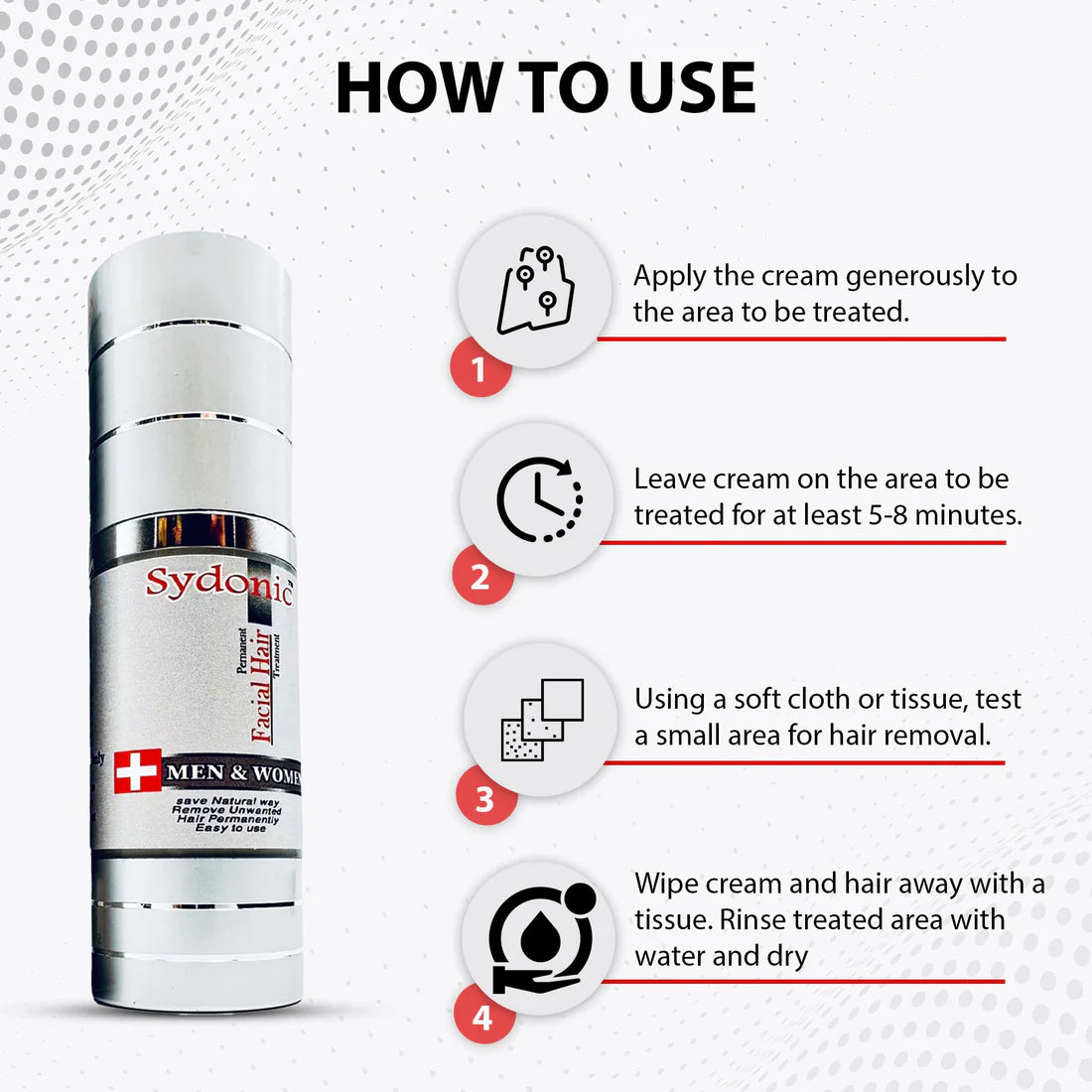 Sydonic Hair Removal Cream For Men & Women
