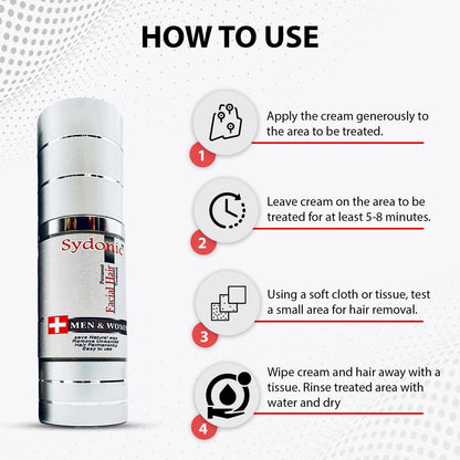 Sydonic Hair Removal Cream For Men & Women